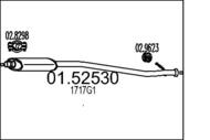 01.52530 MTS - Tłumik środkowy MTS XSARA PICASSO 1,6 04-