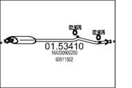 01.53410 MTS - Tłumik środkowy MTS ALFA ROMEO 164 2.0