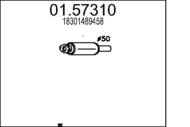 01.57310 MTS - Tłumik środkowy MTS MINI 1.6 16V COOP