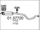 01.57720 MTS - Tłumik środkowy MTS P306 1,1-1,6