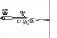 01.59460 MTS - Tłumik środkowy MTS P206 1,6 16V