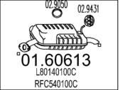 01.60613 MTS - Tłumik końcowy MTS MAZDA 6 1.8I