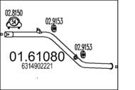01.61080 MTS - Tłumik końcowy MTS DB100 D 2.4
