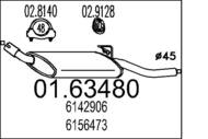 01.63480 MTS - Tłumik końcowy MTS ESCORT D 1.6