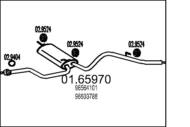 01.65970 MTS - Tłumik końcowy MTS MATIZ 00-