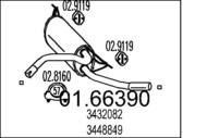 01.66390 MTS - Tłumik końcowy MTS VOLVO 480 1.7