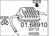 01.68910 MTS - Tłumik końcowy MTS MONDEO 2.0
