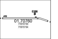 01.70760 MTS - Rura wydechowa końcowa MTS R 4 0.8 1.1
