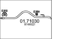 01.71030 MTS - Rura wydechowa końcowa MTS SPRINTER 208/308D 2,3D 95-00 krótki 3000mm