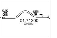 01.71200 MTS - Rura wydechowa końcowa MTS SPRINTER 208/213CDI 2,2 00-06 długi 3550mm
