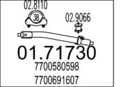 01.71730 MTS - Rura wydechowa końcowa MTS R 5 0.8 0.9 1.1