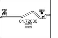 01.72030 MTS - Rura wydechowa końcowa MTS TRANSIT '92 D
