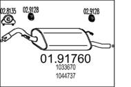 01.91760 MTS - Tłumik końcowy MTS ESCORT 1,616V 95-