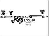 01.95010 MTS - Kompletny układ wydechowy MTS TIPO 1,4-2,0 1,9D