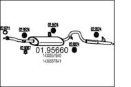 01.95660 MTS - Kompletny układ wydechowy MTS VITARA 1,6 16V 91-96