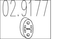 02.9177 MTS - Wieszak tłumika końcowego MTS FIAT