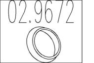 02.9672 MTS - Pierścień uszczelniający MTS FORD