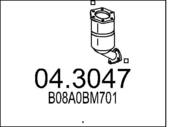 04.3047 MTS - Katalizator MTS ALMERA 1.8