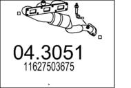 04.3051 MTS - Katalizator MTS BMW 320 2.0I