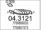 04.3121 MTS - Katalizator MTS CLIO
