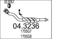 04.3236 MTS - Katalizator MTS 406 2.0I