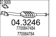 04.3246 MTS - Katalizator MTS CLIO 1.2