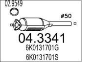 04.3341 MTS - Katalizator MTS POLO