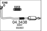 04.3438 MTS - Katalizator MTS ASTRA A D