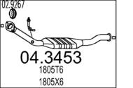 04.3453 MTS - Katalizator MTS XSARA 1.8I