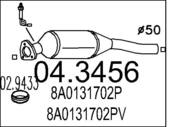 04.3456 MTS - Katalizator MTS A80