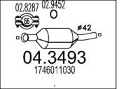 04.3493 MTS - Katalizator MTS COROLLA 1.3