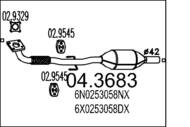 04.3683 MTS - Katalizator MTS AROSA 1.4