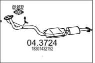 04.3724 MTS - Katalizator MTS BMW 316I 318I