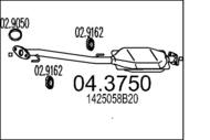 04.3750 MTS - Katalizator MTS VITARA 1.6I 8V