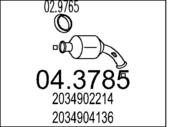 04.3785 MTS - Katalizator MTS DB C220 CDI