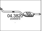 04.3820 MTS - Katalizator MTS DB C270 CDI