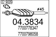 04.3834 MTS - Katalizator MTS R5 1.4