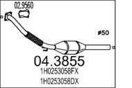 04.3855 MTS - Katalizator MTS CORDOBA 1,9TD