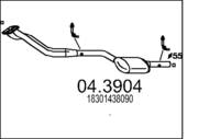 04.3904 MTS - Katalizator MTS BMW Z3 1.9