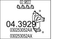 04.3929 MTS - Katalizator MTS AROSA 1.0