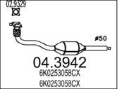 04.3942 MTS - Katalizator MTS POLO 1.9 SDI