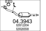 04.3943 MTS - Katalizator MTS CLIO II 1.2 16V