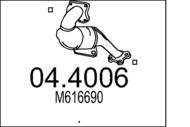 04.4006 MTS - Katalizator MTS SPACE STAR 1.9D