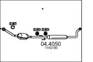 04.4050 MTS - Katalizator MTS YARIS 1.3