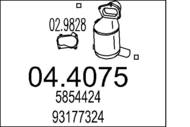04.4075 MTS - Katalizator MTS CORSA C 1.8