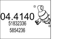 04.4140 MTS - Katalizator MTS ASTRA H 1.9