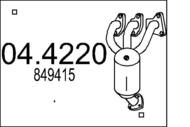 04.4220 MTS - Katalizator MTS CORSA D 1.0