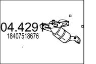 04.4291 MTS - Katalizator MTS BMW 320i