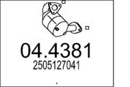 04.4381 MTS - Katalizator MTS RAV 4 2,0TD