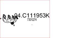 04.C111953K MTS - Kolektor wydechowy MTS /żeliwny/ FIAT